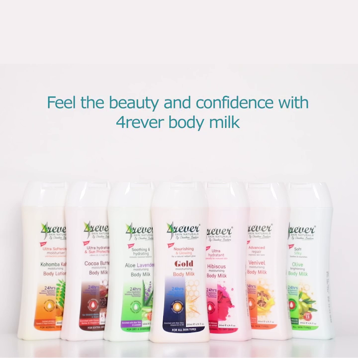 4rever Skin Naturals Body Milk Video Production
